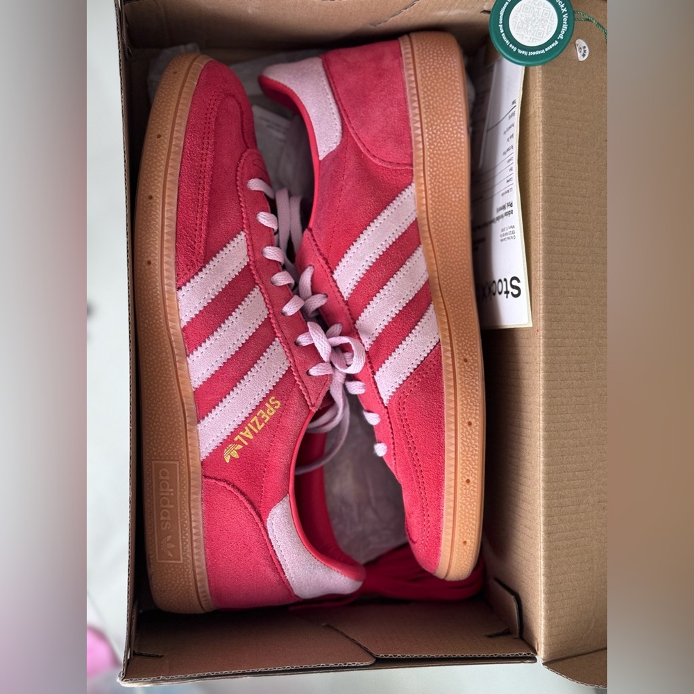 Adidas Spezial Women’s Bright Red Clear Pink